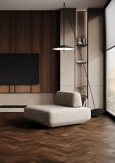 Паркетная доска Quartz Parquet Штучный паркет Орех Американский 44-400-29