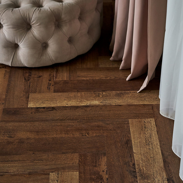 Vinilam Parquet Herringbone Glue GD11177  (Паркет Версальский)