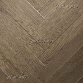 Инженерная доска Английская елка Greenline Extra 720 Дуб Квин