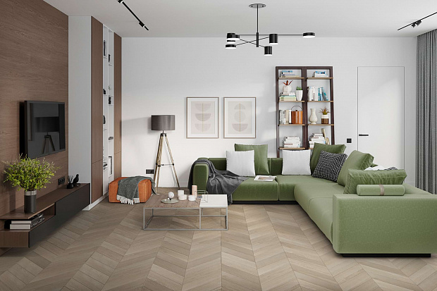 Кварц-винил Damy Floor Chevron LVT DF02-Ch-LVT Пале-Рояль