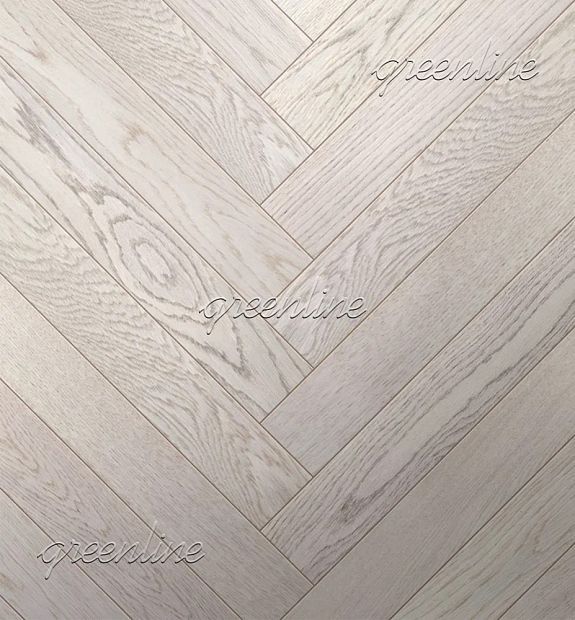 Инженерная доска Английская елка Greenline Smart Herringbone 615 Дуб Ванила