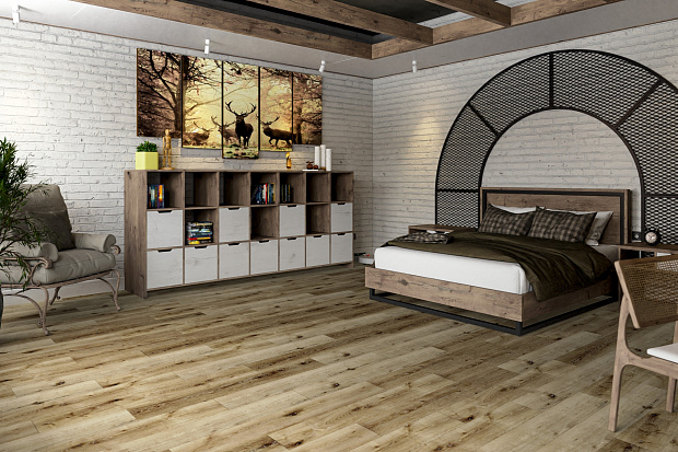 Кварц-винил Damy Floor Family LVT T7020-4-LVT Дуб Провинциальный