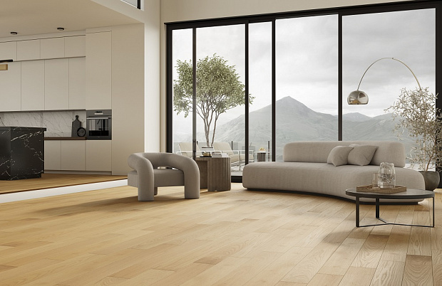 Паркетная доска Quartz Parquet Классик 5 Дуб Медовый Раф 463