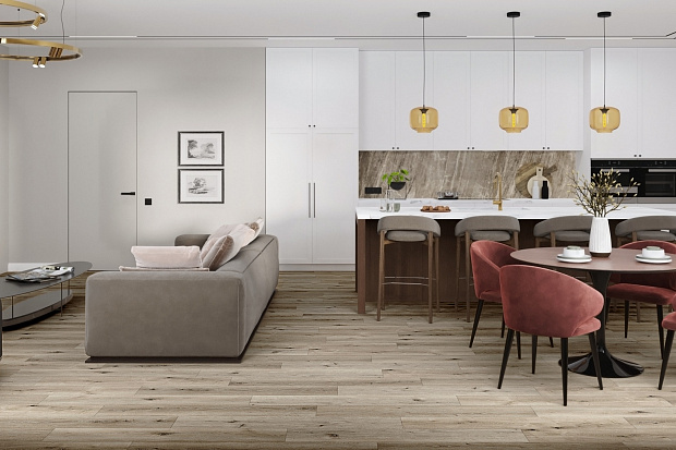 SPC-ламинат Damy Floor Family 1508-1 Дуб Лофт