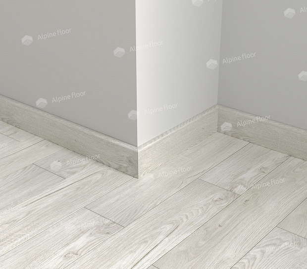 Напольный плинтус Alpine Floor Parquet Light SK 13-11 Снежный