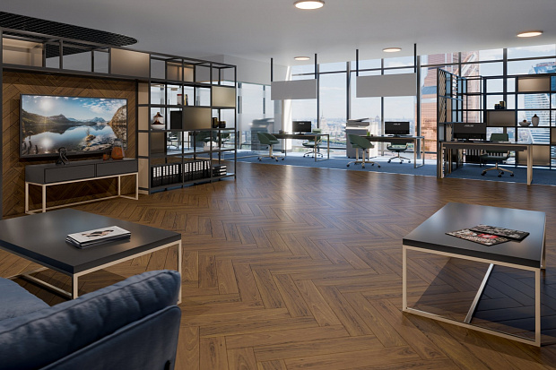 Массивная доска Damy Floor Ореховый Евростандарт