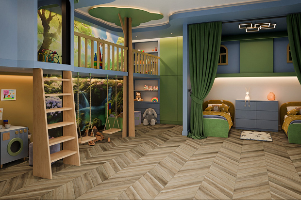 SPC-ламинат Damy Floor Chevron DF06-Ch Амбуаз