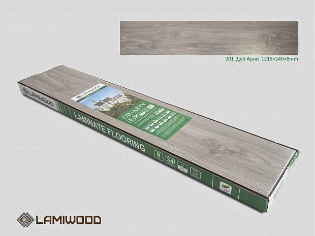 Ламинат Lamiwood Dinasty 201 Дуб Арно