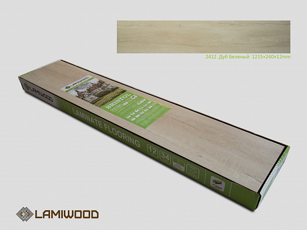 Ламинат Lamiwood Bristol 2412 Дуб Беленый