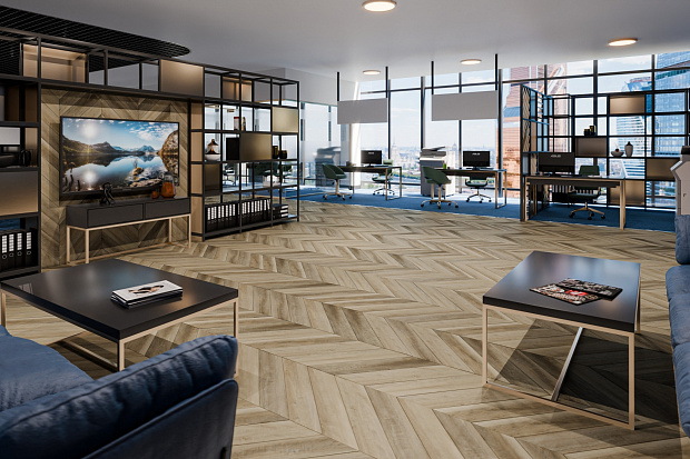 Кварц-винил Damy Floor Chevron LVT DF06-Ch-LVT Амбуаз