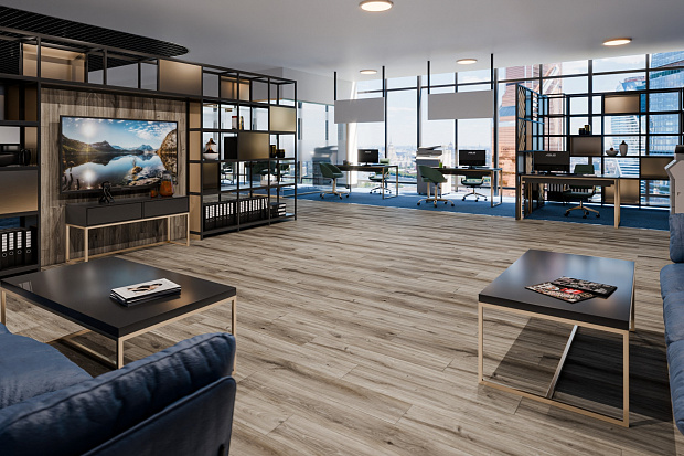 Кварц-винил Damy Floor Family LVT 6607-9-LVT Дуб Натуральный