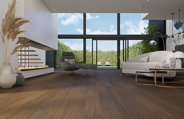 Паркетная доска Quartz Parquet Классик 5 Орех Американский 400-29