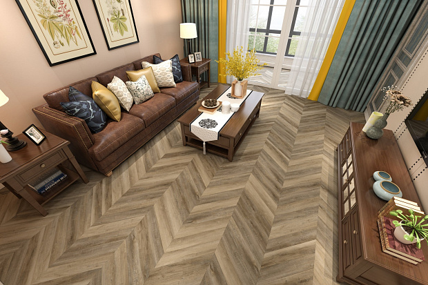 Кварц-винил Damy Floor Chevron LVT DF06-Ch-LVT Амбуаз