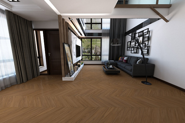 SPC-ламинат Damy Floor Chevron DF08-Ch Блуа