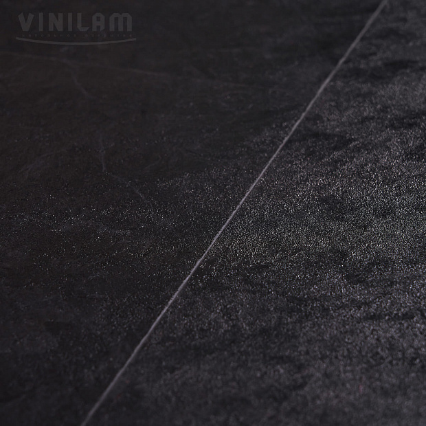 Vinilam Ceramo Stone 61607 (Сланцевый Черный)